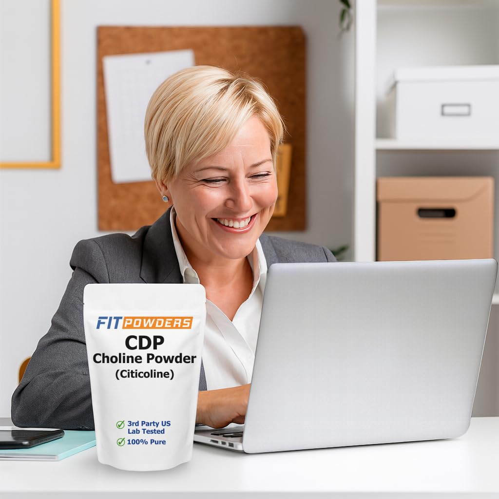 FitPowders Citicoline Sodium 18g mixed in a smoothie