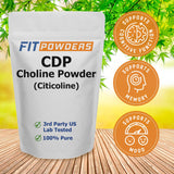 FitPowders Citicoline Sodium 18g powder in a bowl