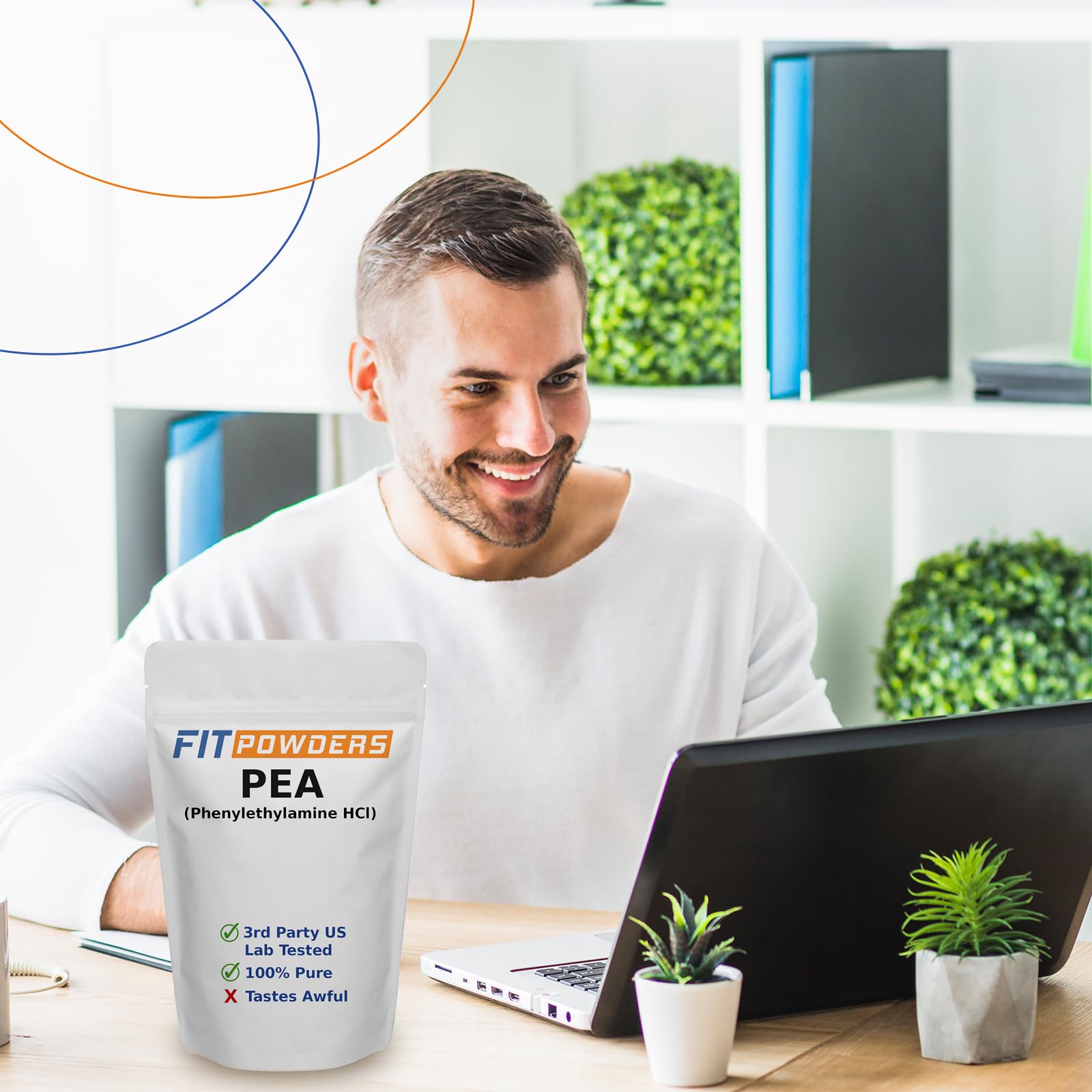 FitPowders L-Glutamine Pure Powder 500g scoop