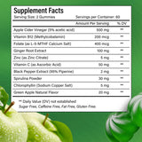 FitVitality Apple Cider Vinegar Gummies close-up of gummies