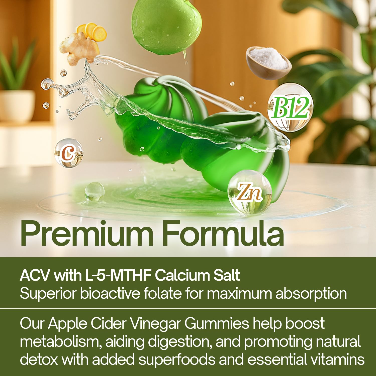 FitVitality Apple Cider Vinegar Gummies ingredients list
