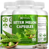 FitVitality Bitter Melon Capsules bottle front view