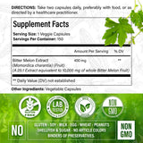 FitVitality Bitter Melon Capsules side view showing label