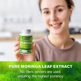 FitVitality Moringa Leaf Extract Capsules 1000mg side view