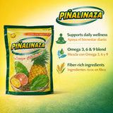 Five Brothers Piñalinaza Colon Cleanse Fiber Powder back view with nutritional information