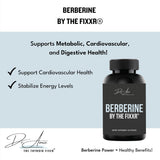 Fixxr Daily Wellness Support Capsules 600mg Berberine with packaging