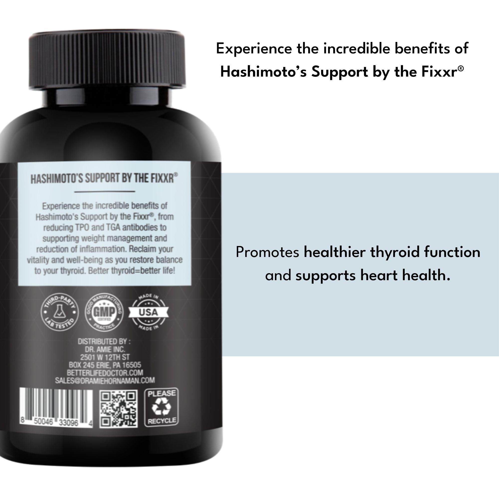 Fixxr Hashimoto Support ingredients list