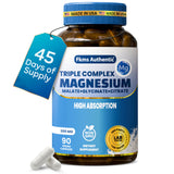 FKMS AUTHENTIC Magnesium Supplement 90 Capsules front view