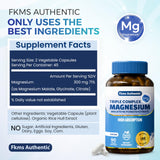 FKMS AUTHENTIC Magnesium Supplement on a wooden table