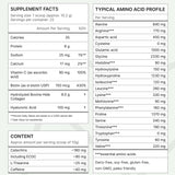FKRO Matcha Collagen Supplement with ingredients displayed