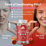Flamingo Supplements B Complex Gummies side view packaging