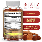 Flamingo Supplements Cinnamon Bark 90 Count Bottle side view