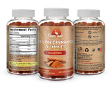 Flamingo Supplements Cinnamon Bark bottle with capsules on a table