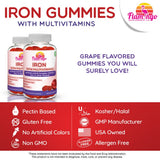 Flamingo Supplements Iron Gummies nutritional information