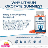 Flamingo Supplements Lithium Orotate 5mg Gummies close-up of gummies