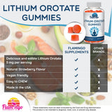 Flamingo Supplements Lithium Orotate 5mg Gummies packaging