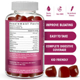 Flamingo Supplements Multi-Enzymes Chewable Gummies strawberry flavour gummies