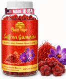 Flamingo Supplements saffron gummies front view packaging