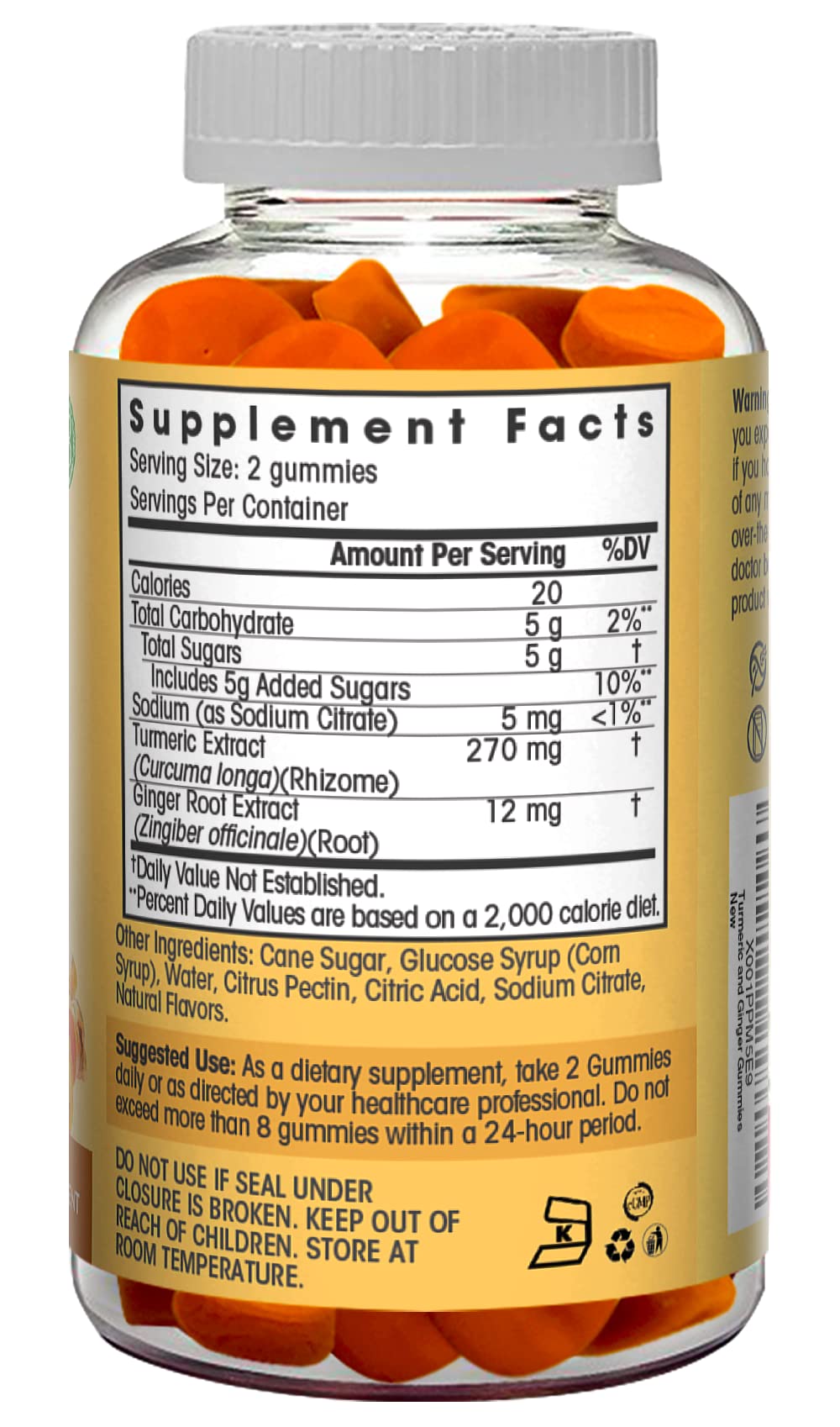 Flamingo Supplements Turmeric Extract 227g ingredients list