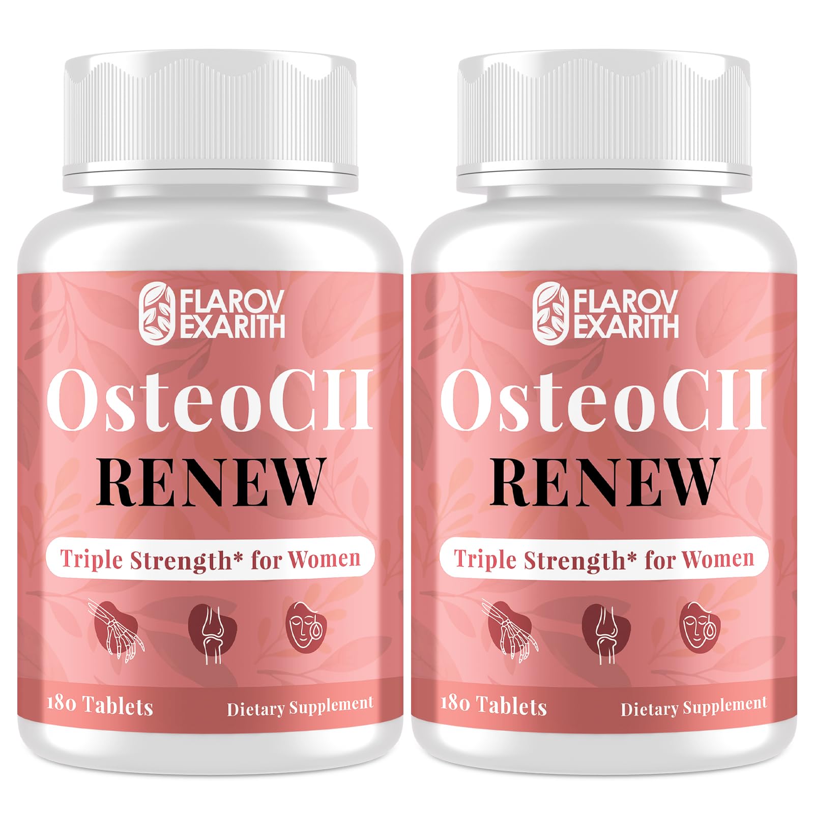 Flarovexarith OsteoCII Renew Triple Strength Chondroitin front view