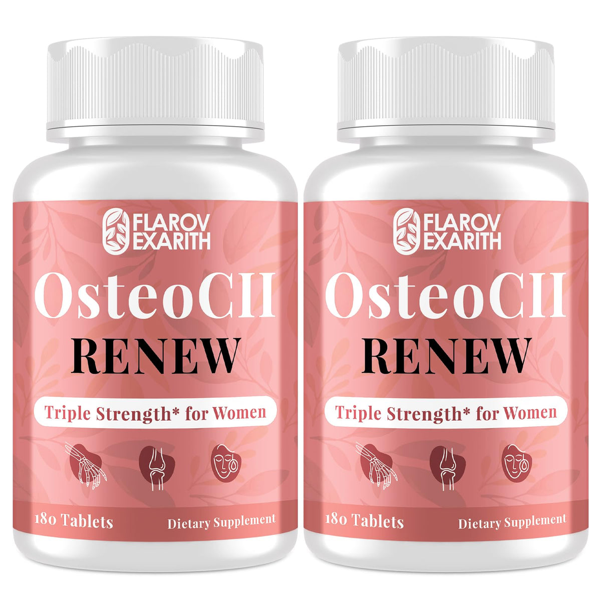 Flarovexarith OsteoCII Renew Triple Strength Chondroitin front view