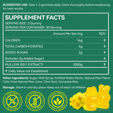 flasture Mullein Gummies with other herbal supplements