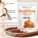 flasture Saw Palmetto & Pumpkin Seed Oil softgel close-up