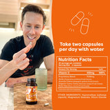 FlavCity C-Ya Later! Vitamin C Capsules on a wooden table