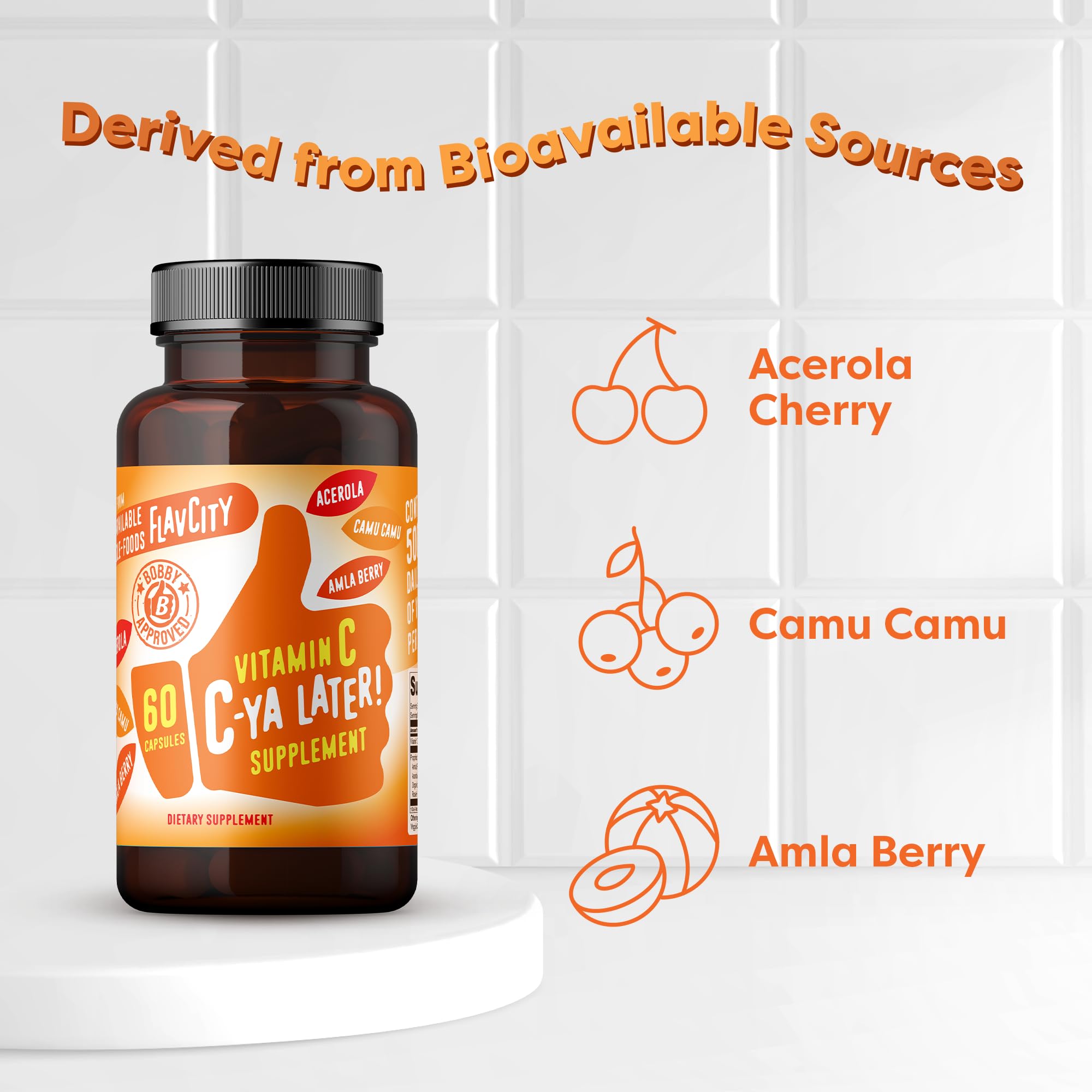 FlavCity C-Ya Later! Vitamin C Capsules packaging