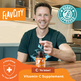 FlavCity C-Ya Later! Vitamin C Capsules side view