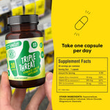 FlavCity Triple Threat Vitamin D3 K2 Zinc Supplement packaging