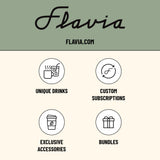 Flavia Green Tea with Jasmine Freshpacks side view