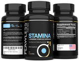 FLAWLESS FOR MEN L-Arginine Supplement capsules in a bowl