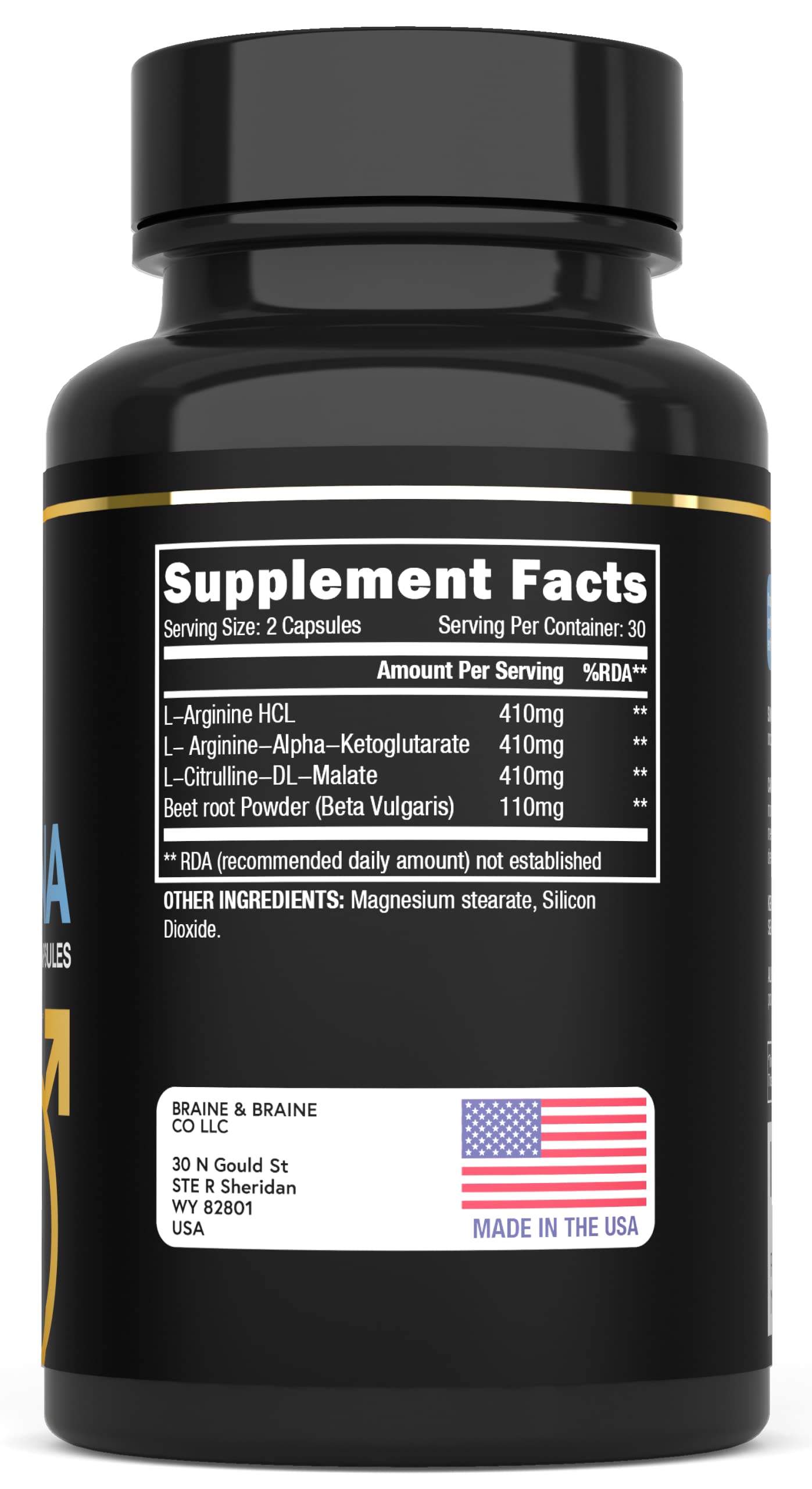 FLAWLESS FOR MEN L-Arginine Supplement lifestyle scene with fitness gear