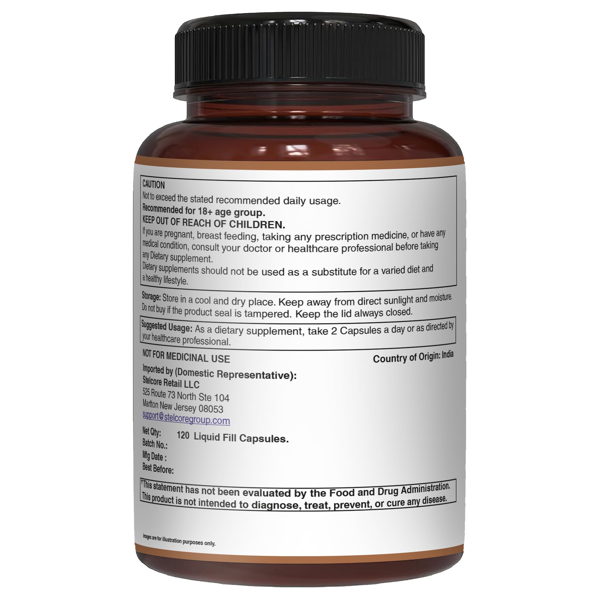 Flaxseed Oil 109g displayed on a kitchen counter