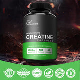 Fleamart Creatine Monohydrate Capsules 5000mg side view