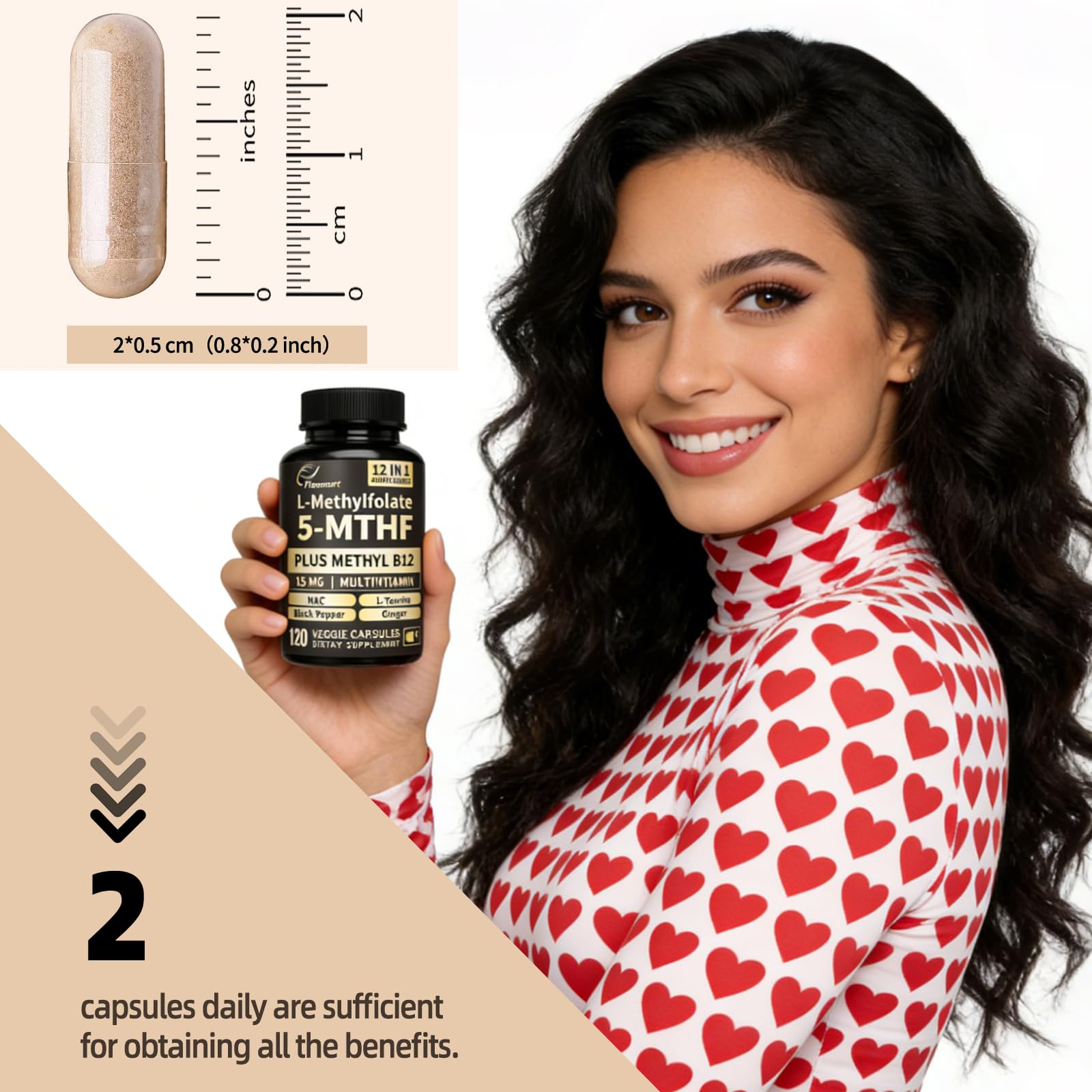 Fleamart Methylfolate Capsules 15mg ingredients list