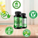 Fleamart Sea Moss Capsules ingredients label