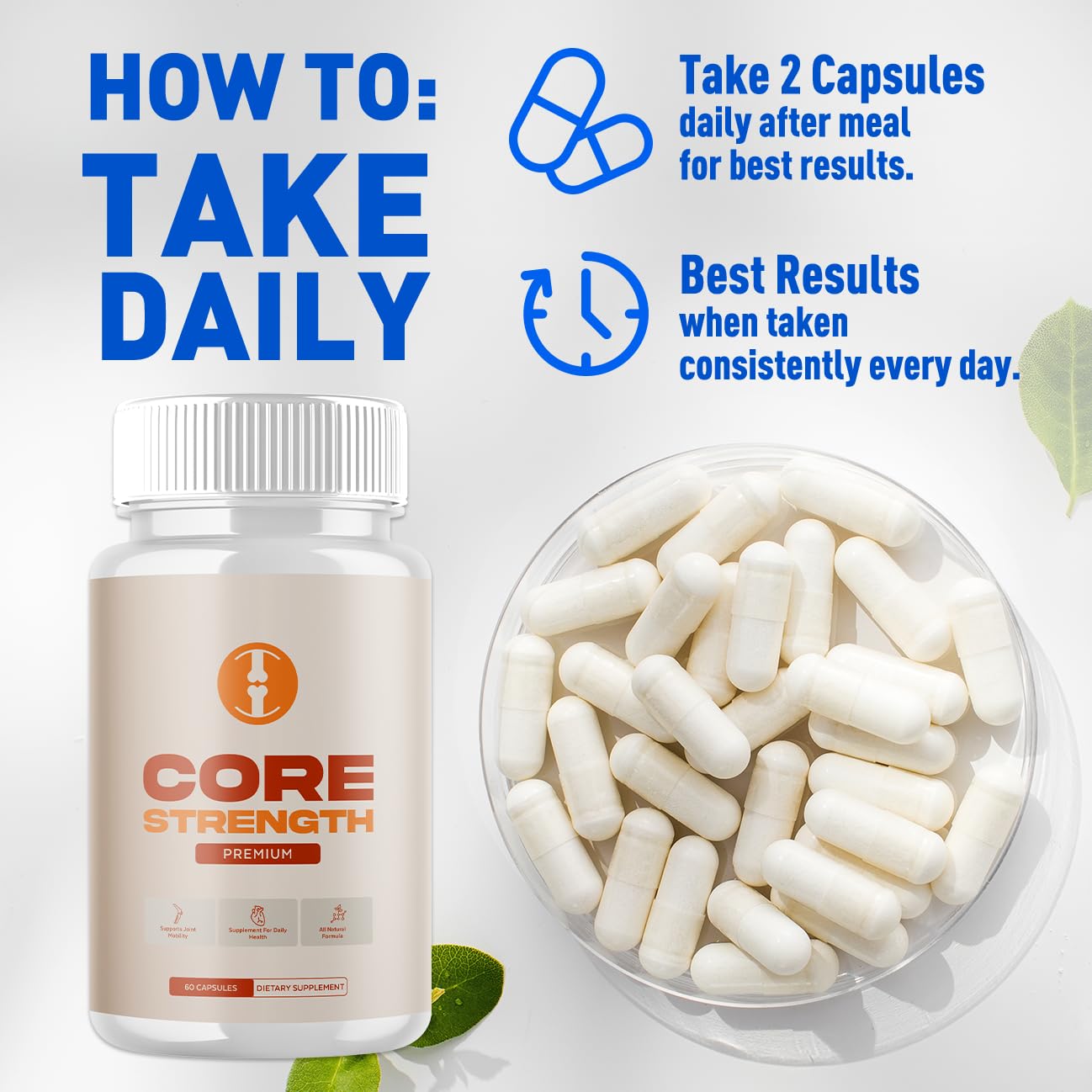 Flex University Core Strength Capsules packaging