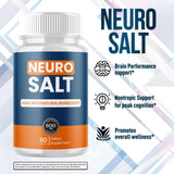 Flex University Neuro Salt Capsules ingredients list on packaging