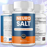 Flex University Neuro Salt Capsules side view showing capsule size