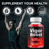 Flex University Vigor support Gummies 454g close-up of gummies