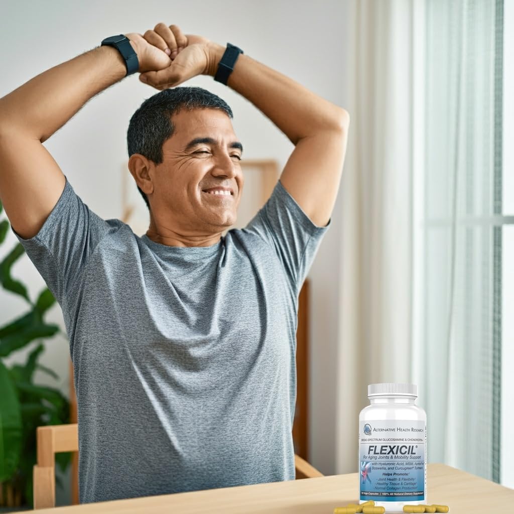 Flexicil Chondroitin Supplement bottle with label