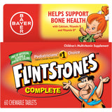 Flintstones Complete Chewable Multivitamins front view with packaging