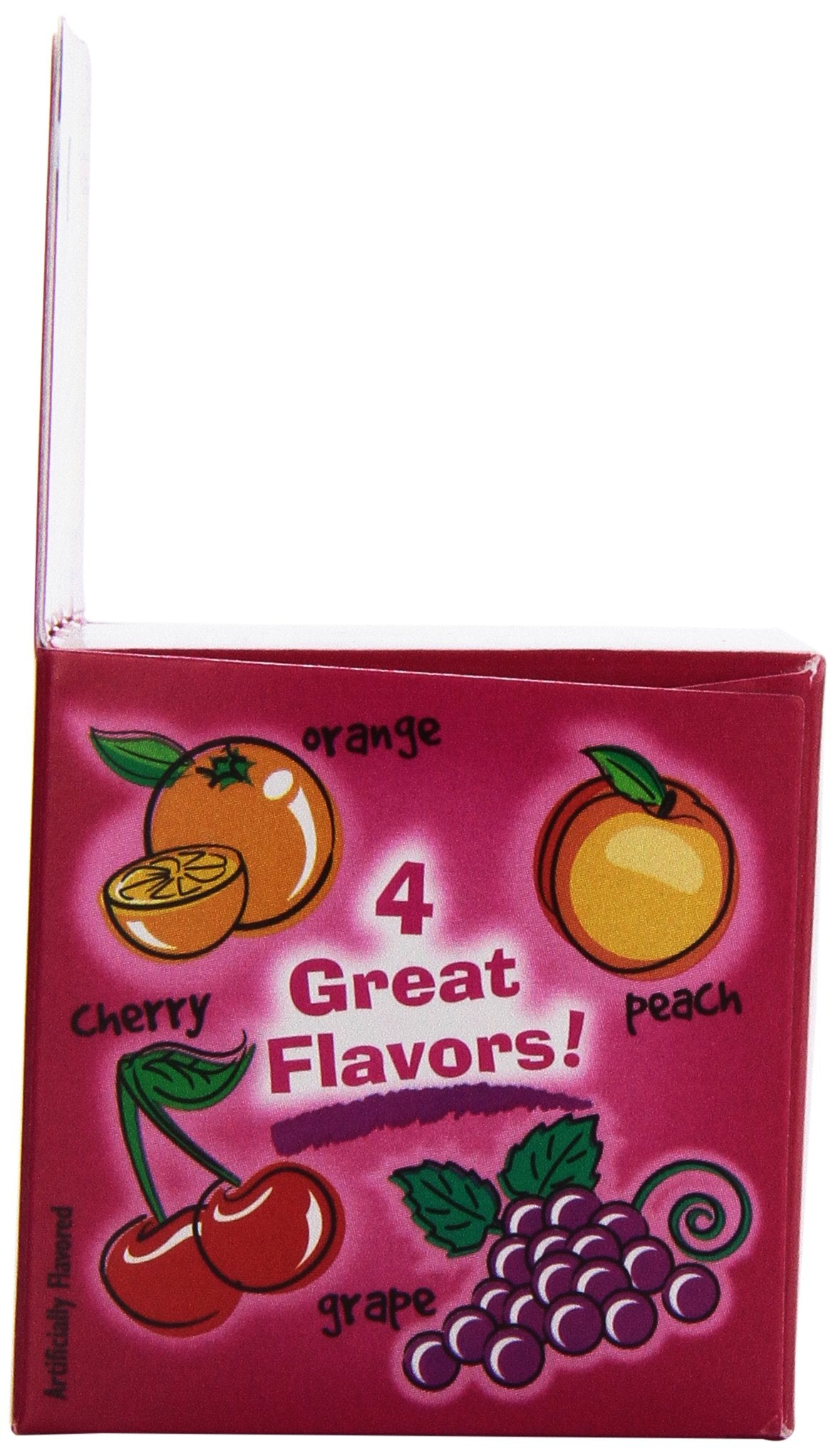 Flintstones Vitamins chewable multivitamins with fruit background