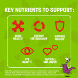 Flintstones Vitamins Multivitamins for Children side view