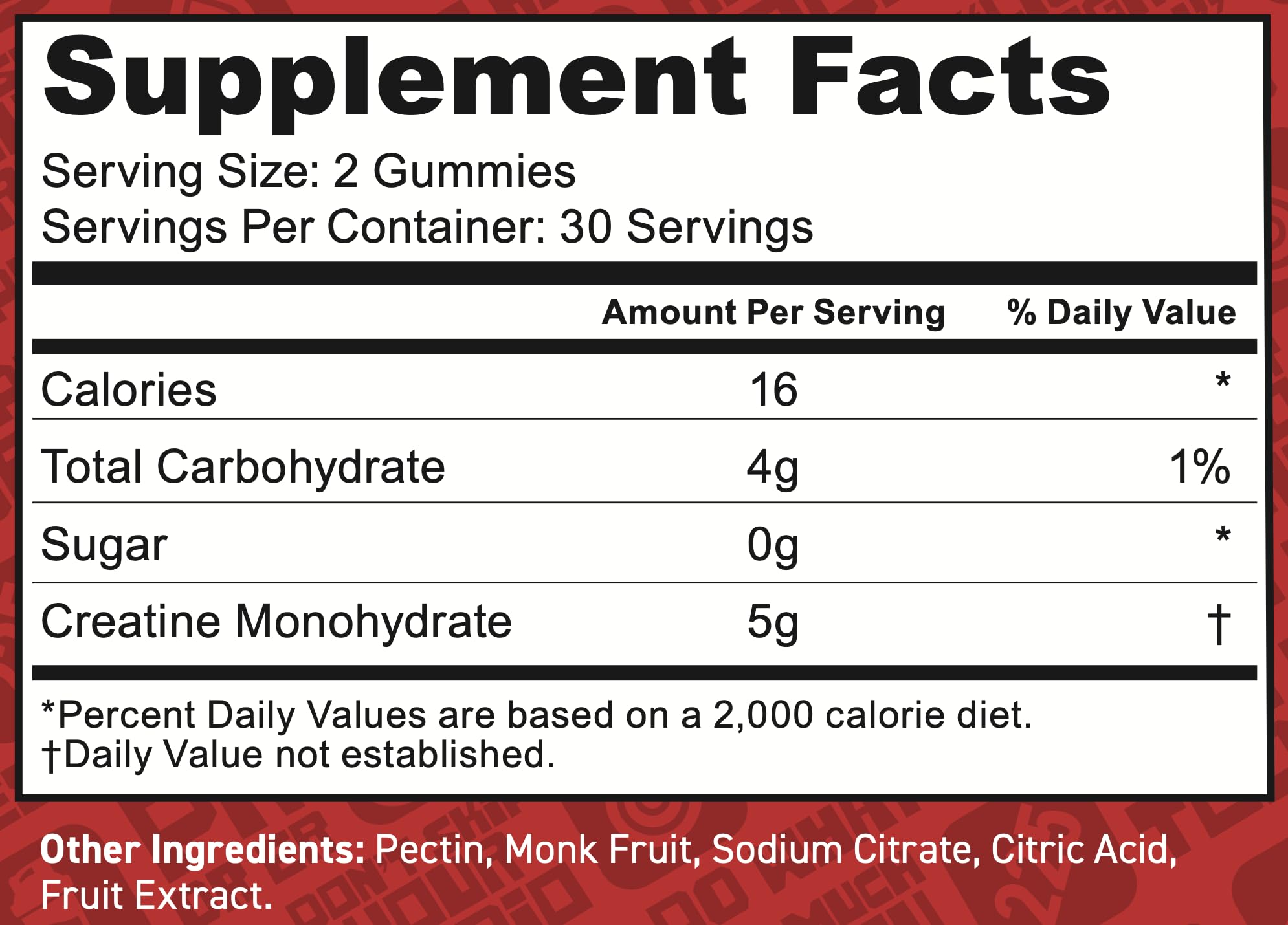 FloHydro Creatine Monohydrate Gummies showing individual gummy