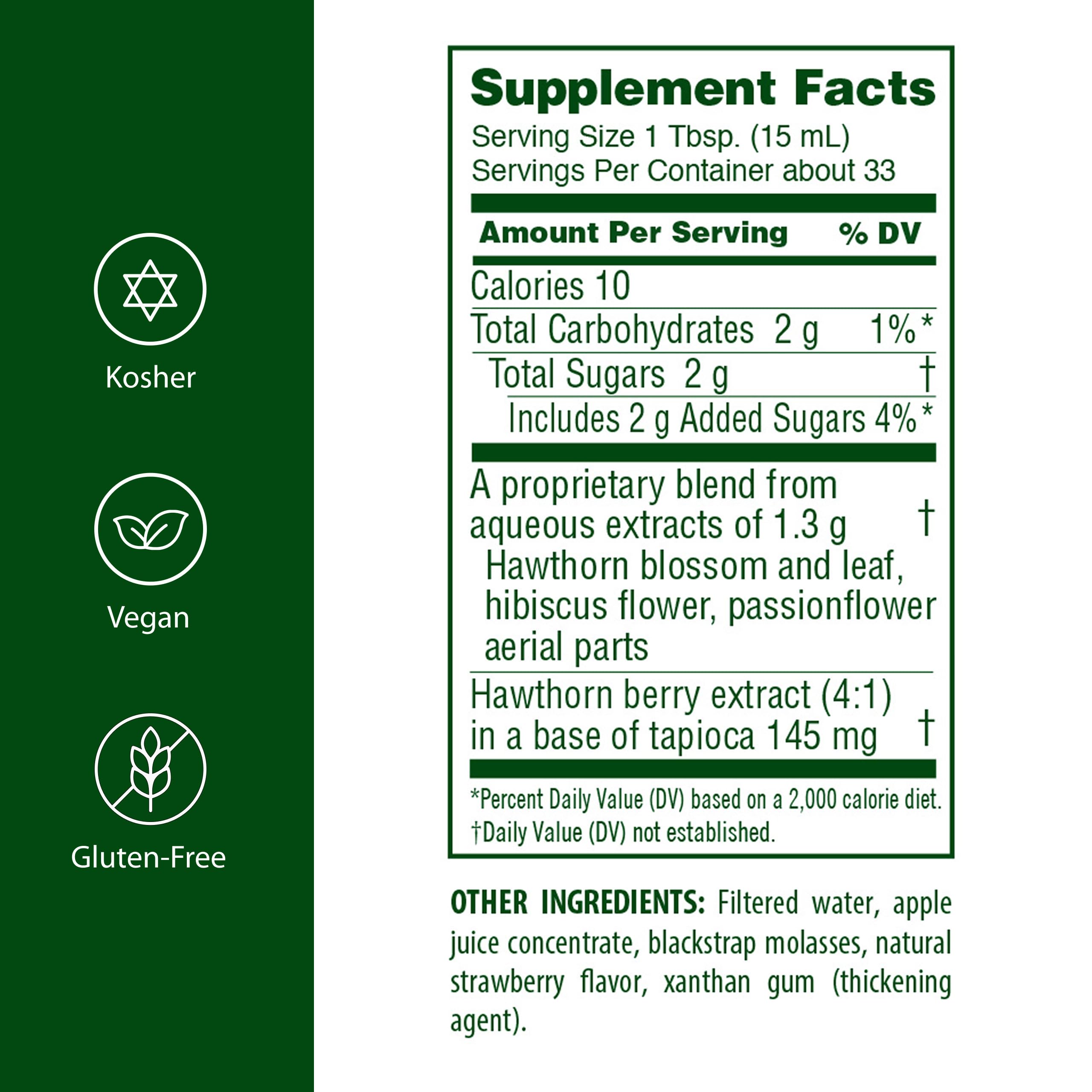 Flora Cardio-Essence liquid supplement bottle with label