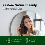 Flora FloraSil Plant-Based Silica Supplement capsule close-up