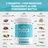 Flora Fusion Research TUDCA Liver Support Supplement side view